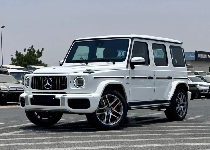 Mercedes Benz AMG G63 2024 WHITE RENTAL IN DUBAI - undefined